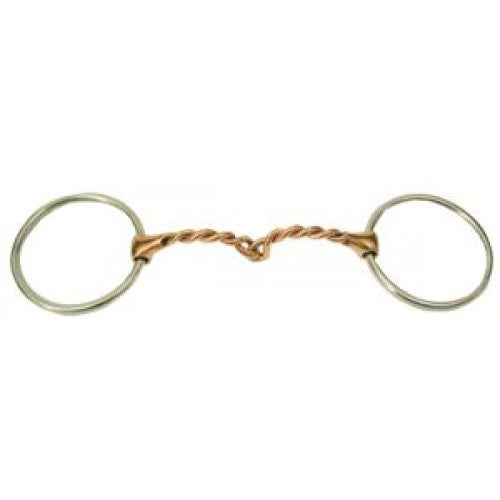 Twisted Copper Snaffle