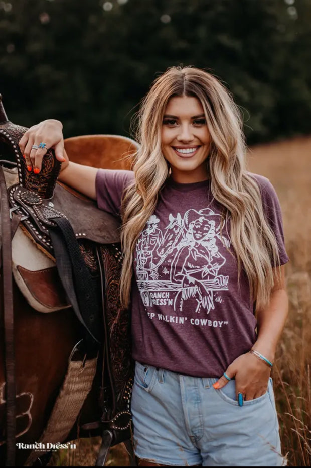 Ranch Dress'n Keep Walkin' Cowboy Tee
