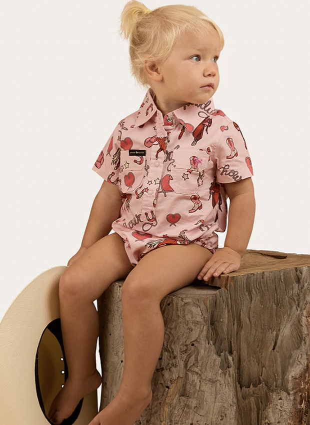 Mini Cowgirl Romper