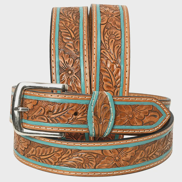 Western Beautifully Hand Crafted Leather Belt