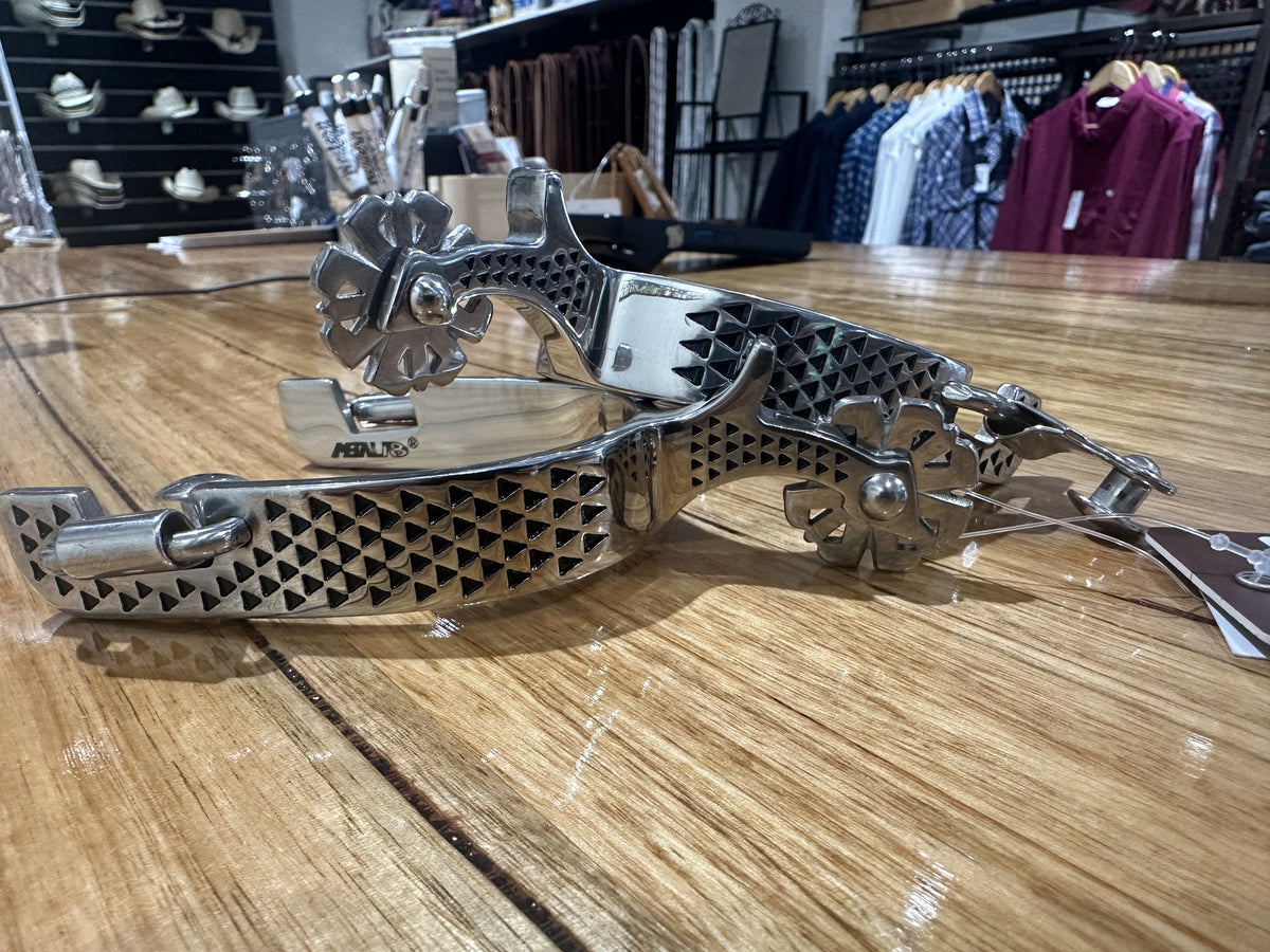 Cowboy Tack Rasp Spurs Medium