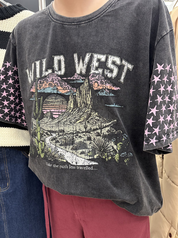 "Wild West" Oversized Tee