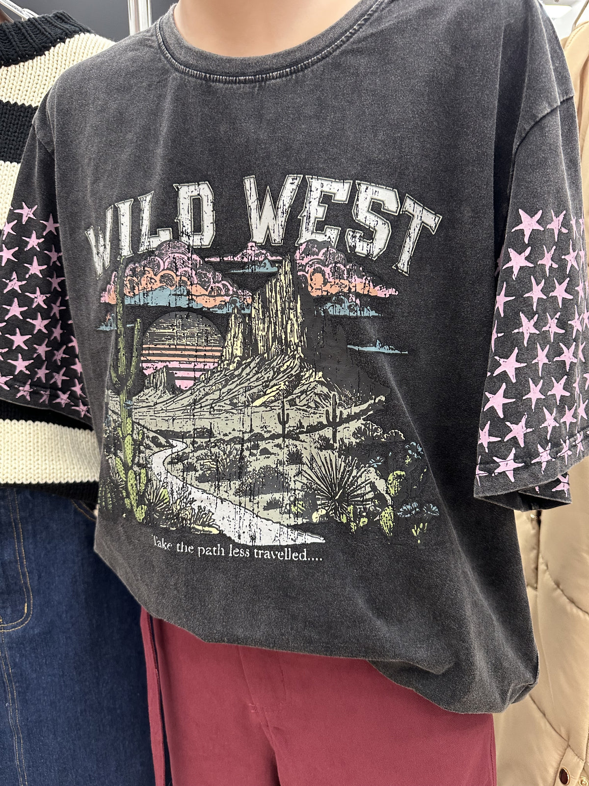 "Wild West" Oversized Tee