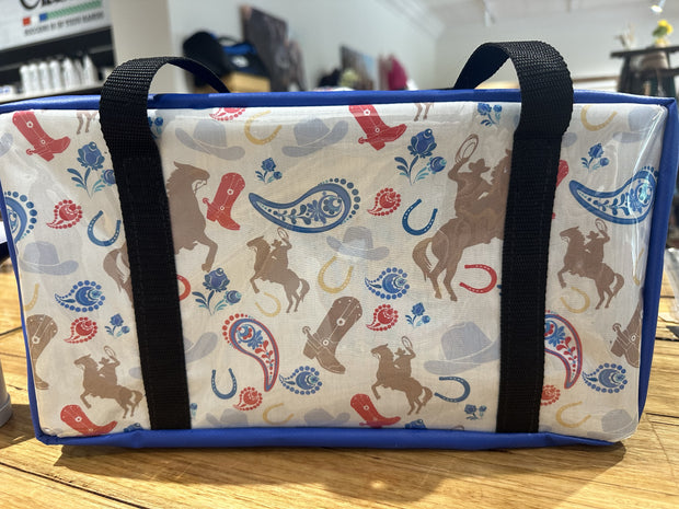 Small PVC Overnight Bag Cowboy Print