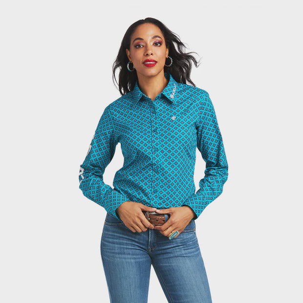 Wms Team Kirby Stretch Ariel Shirt